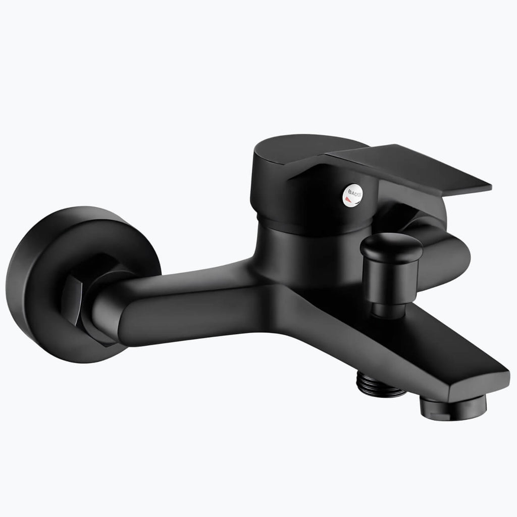 Robinet mitigeur mural douche & baignoire - Noir