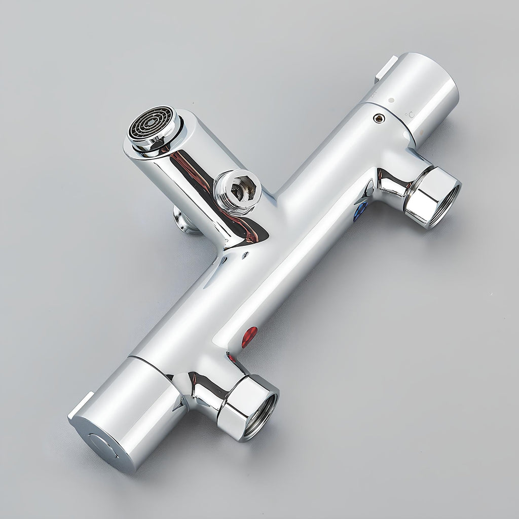 Robinet mitigeur thermostatique - Confort et design - Noir