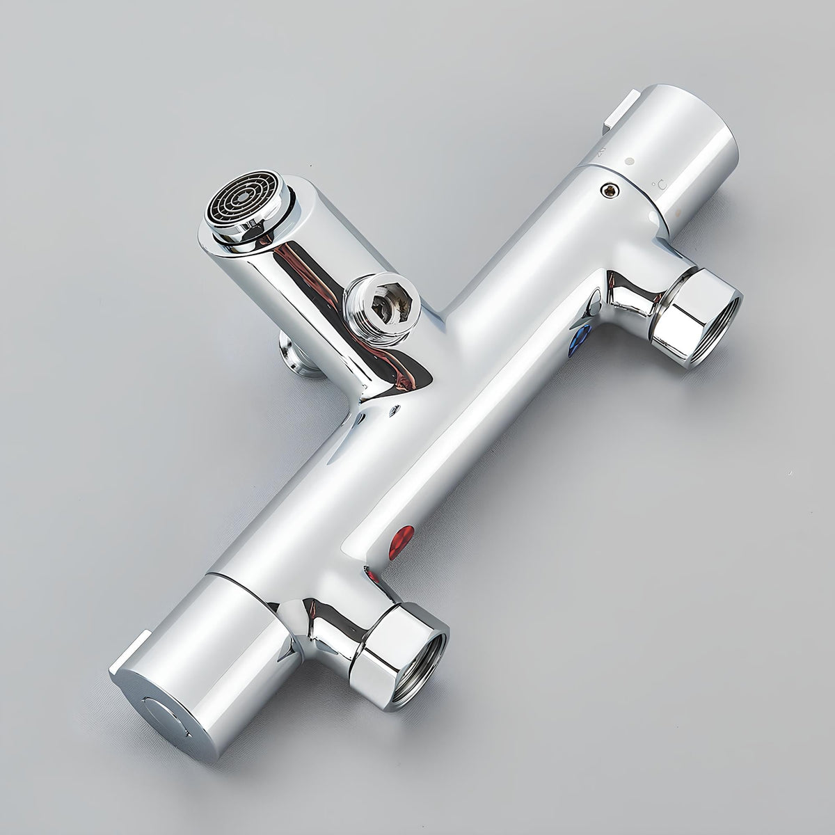 Robinet mitigeur thermostatique - Confort et design - Noir