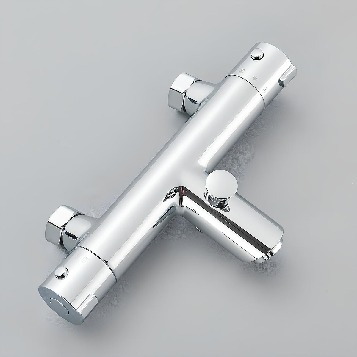 Robinet mitigeur thermostatique - Confort et design - Noir