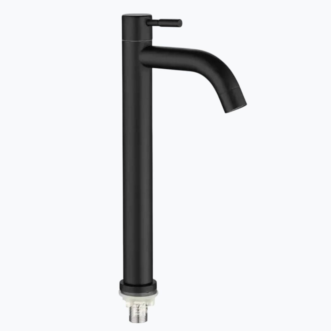 Robinet vasque - Eau froide - Gris