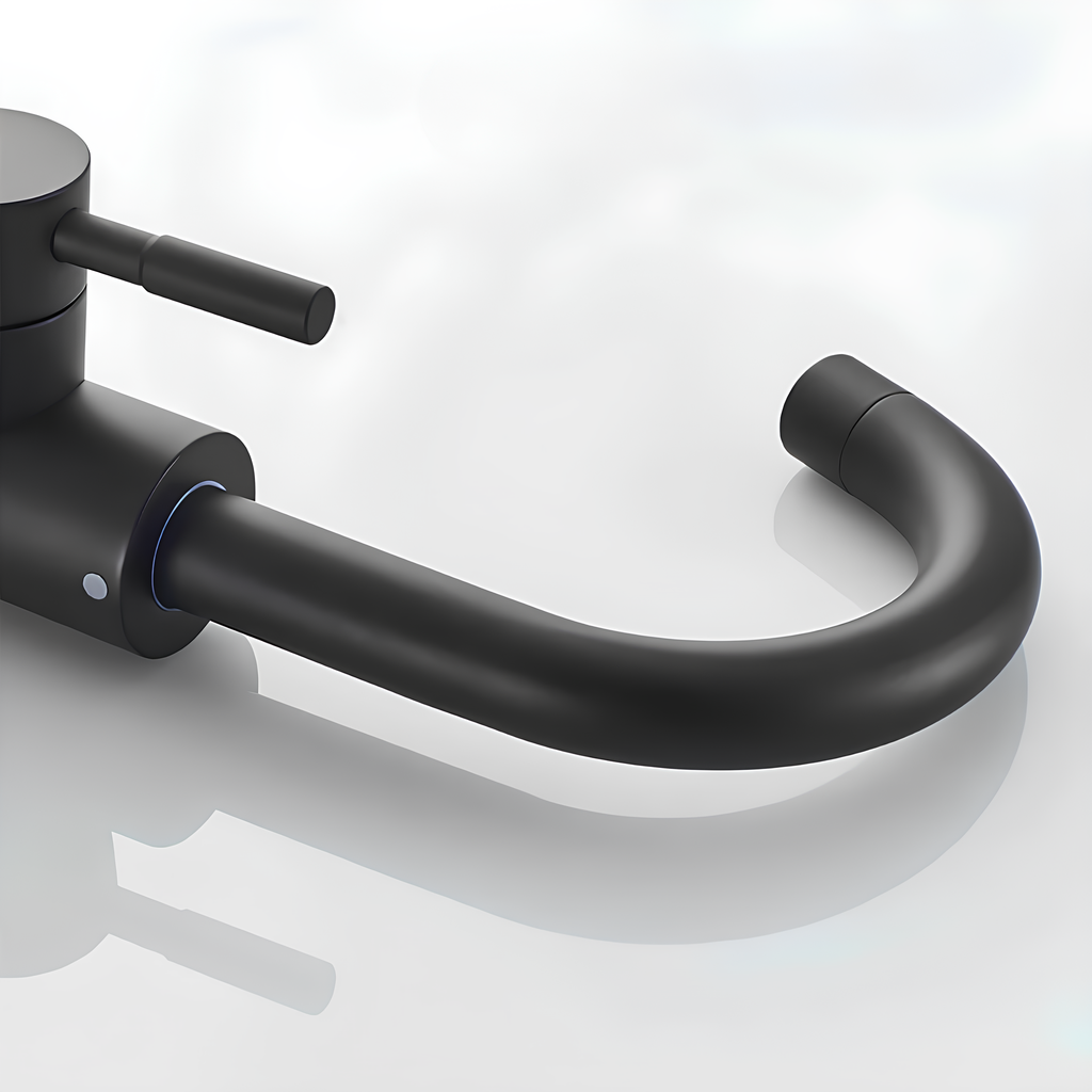 Robinet pour lavabo pivotant -360° - Noir