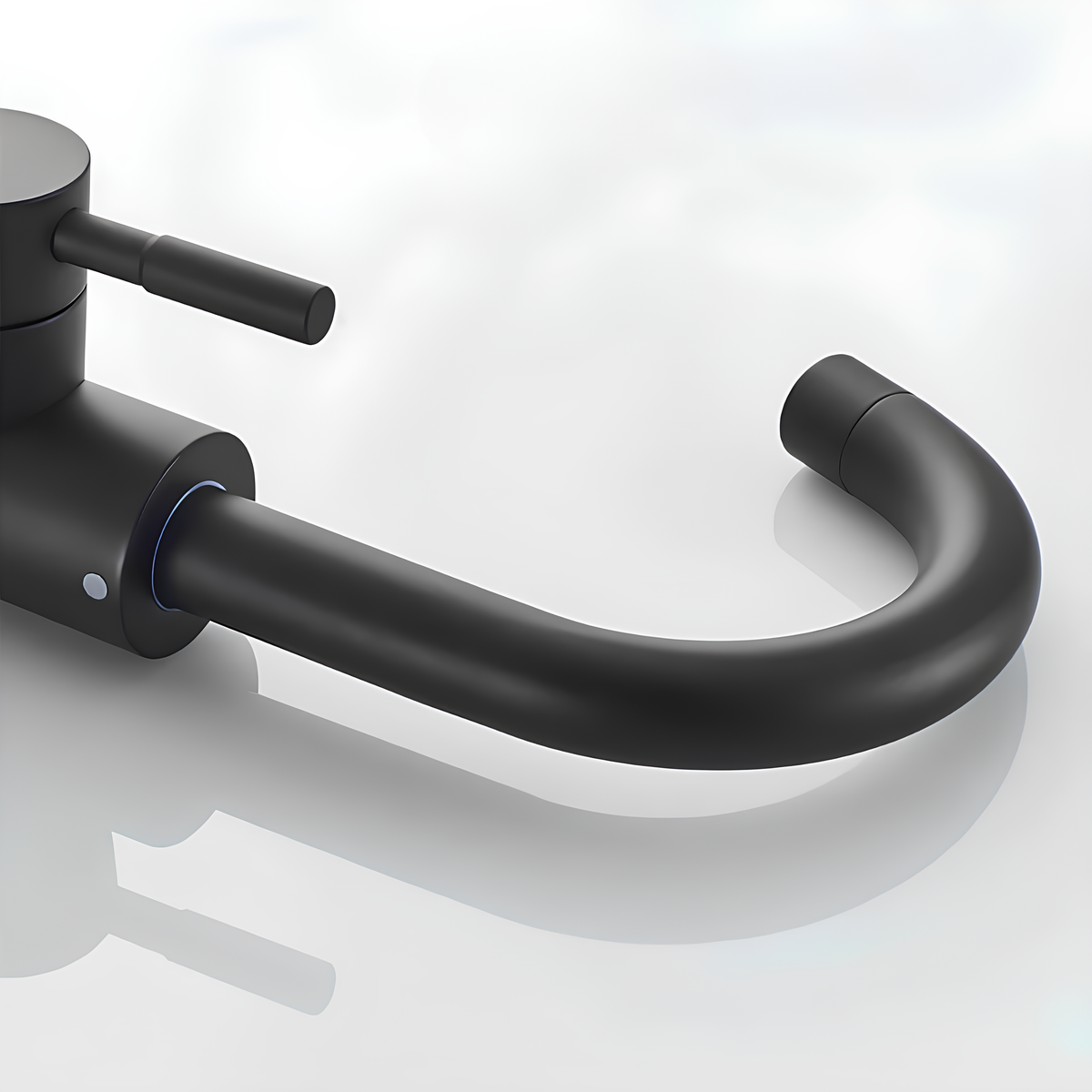Robinet pour lavabo pivotant -360° - Noir