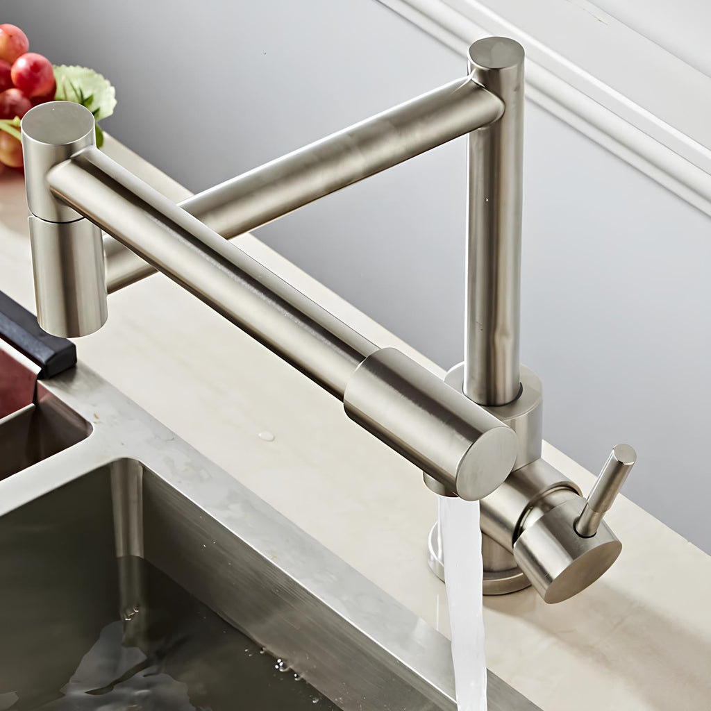 Robinet rabattable 360° - Argent