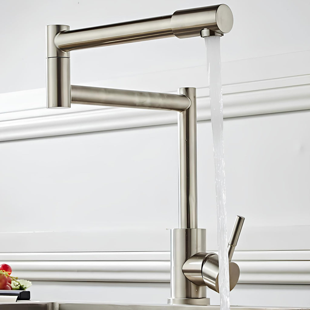 Robinet rabattable 360° - Argent