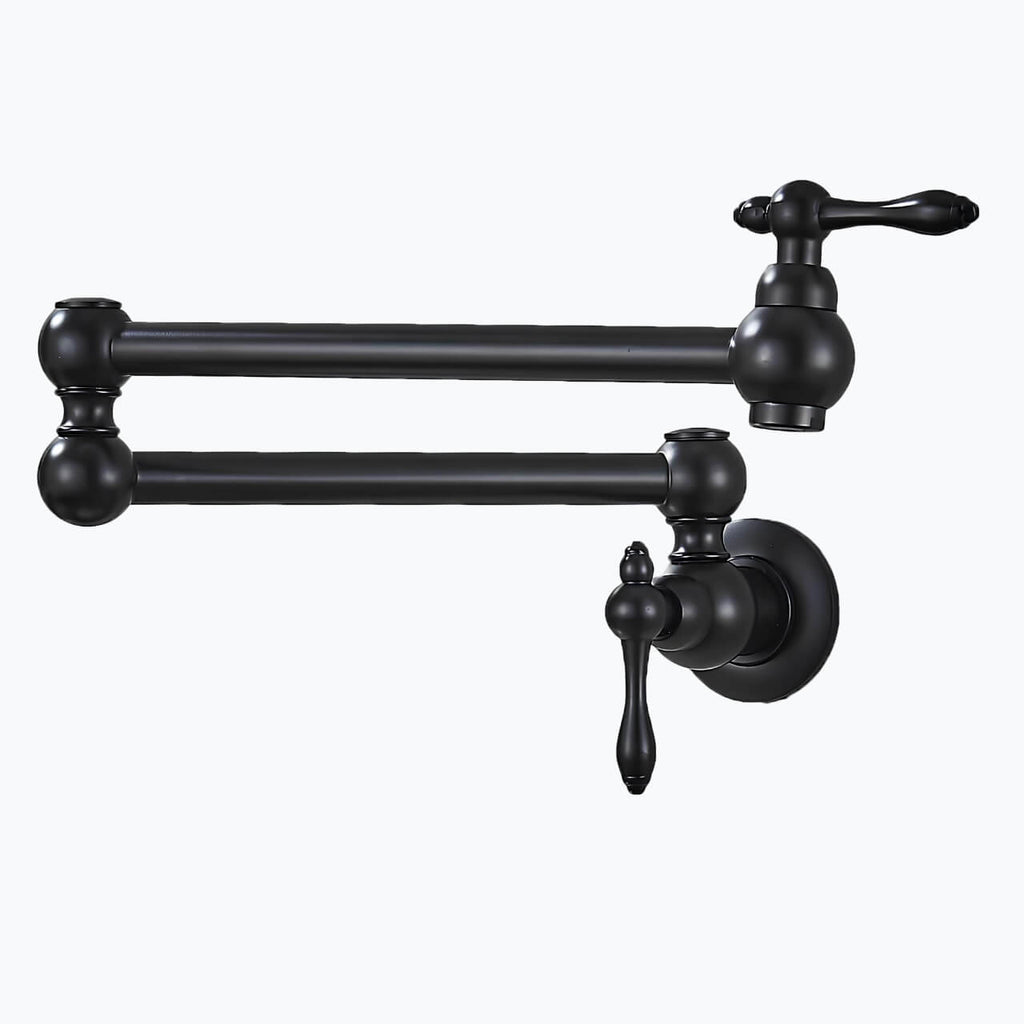 Robinet rabattable design - eau froide - Noir