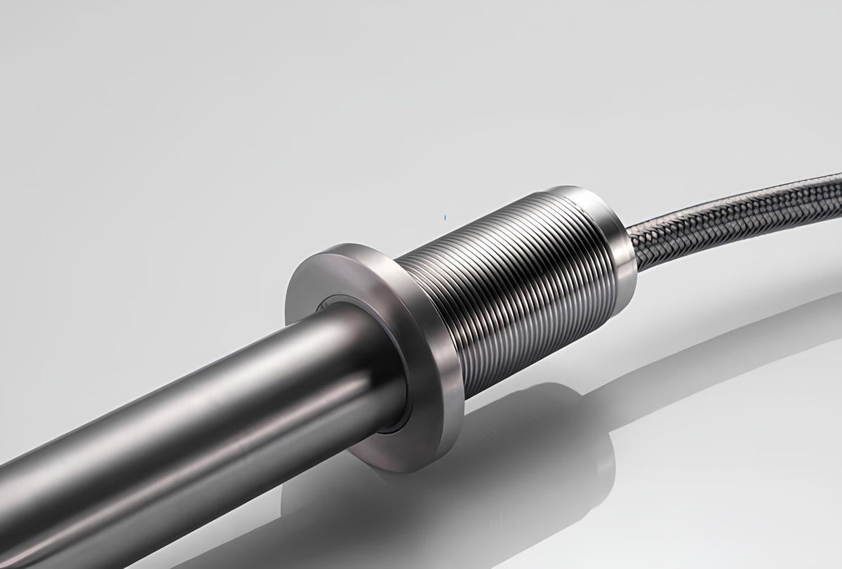 Robinet cuisine encastré en Inox - Gris brossé