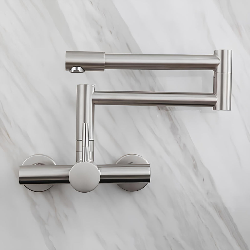 Robinet rabattable mural pivotant - Gris