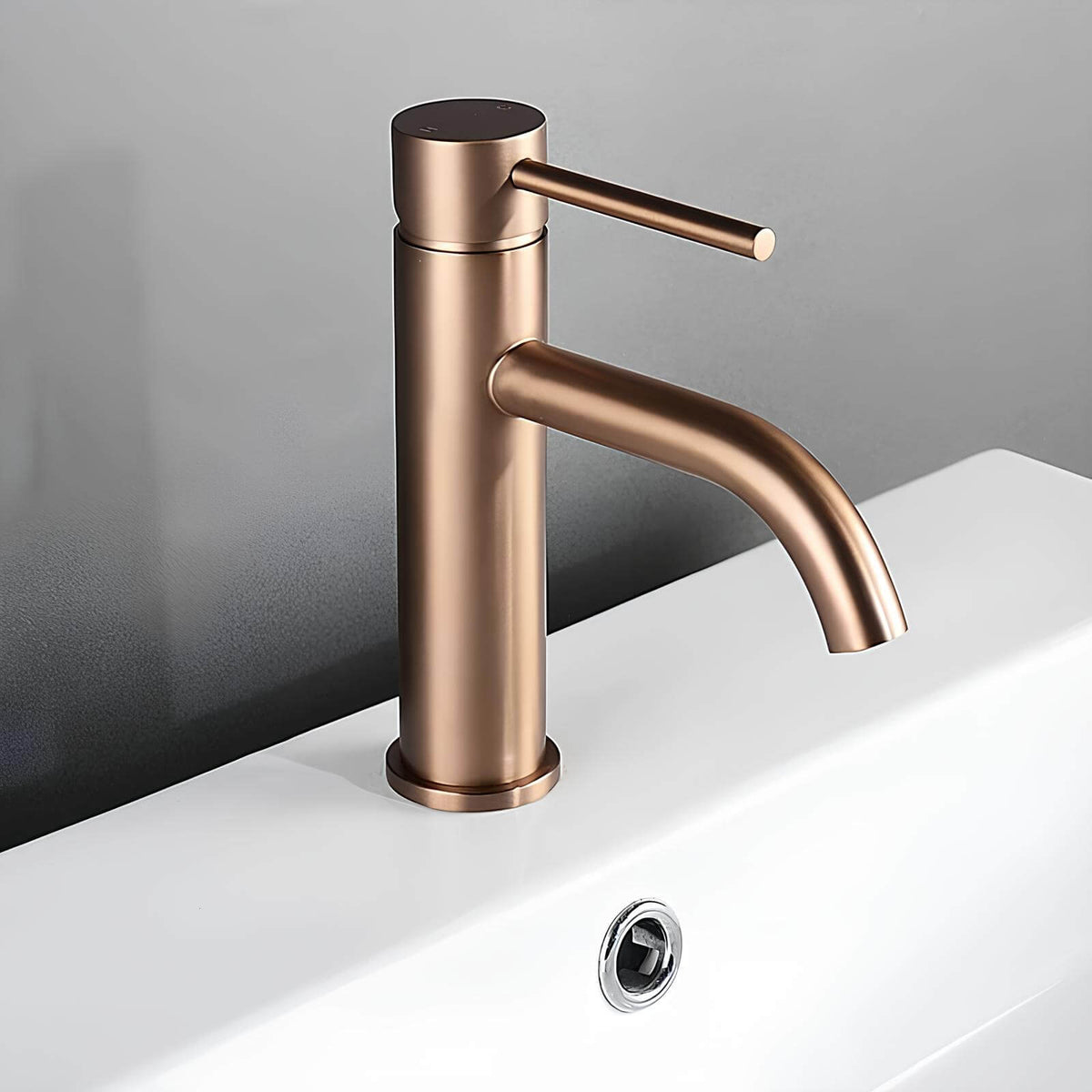 Robinet lavabo élégance moderne - Gris foncé