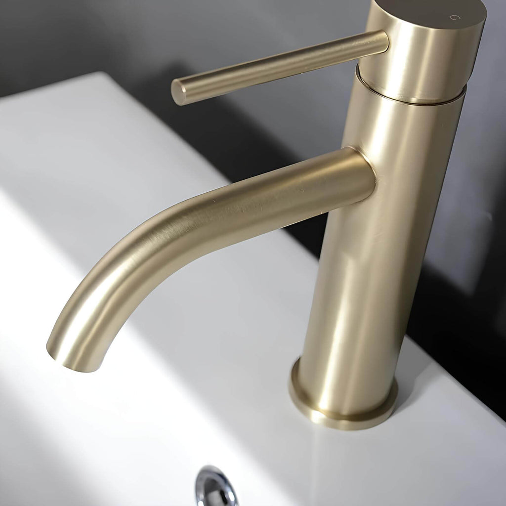 Robinet lavabo élégance moderne - Gris clair