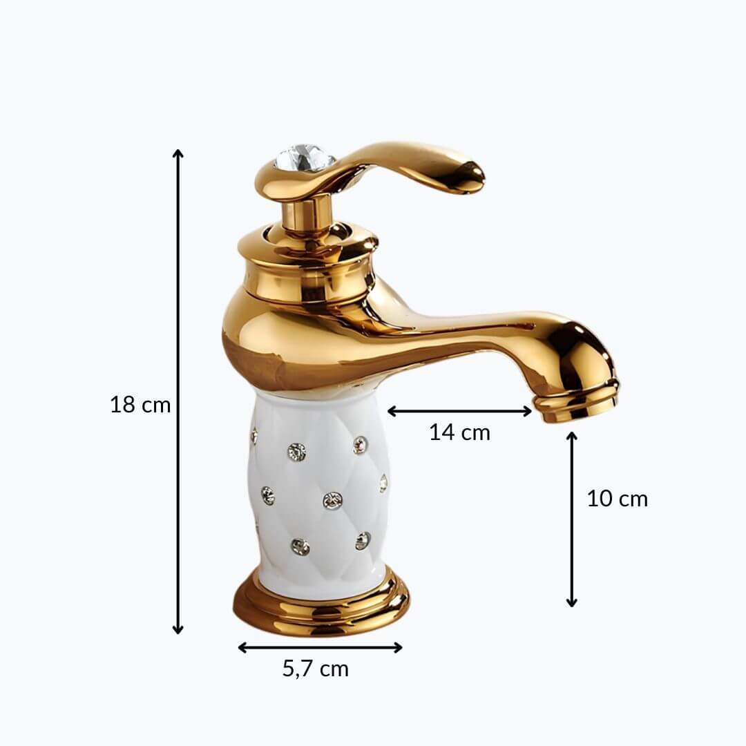 Robinet lavabo Baroque - Blanc