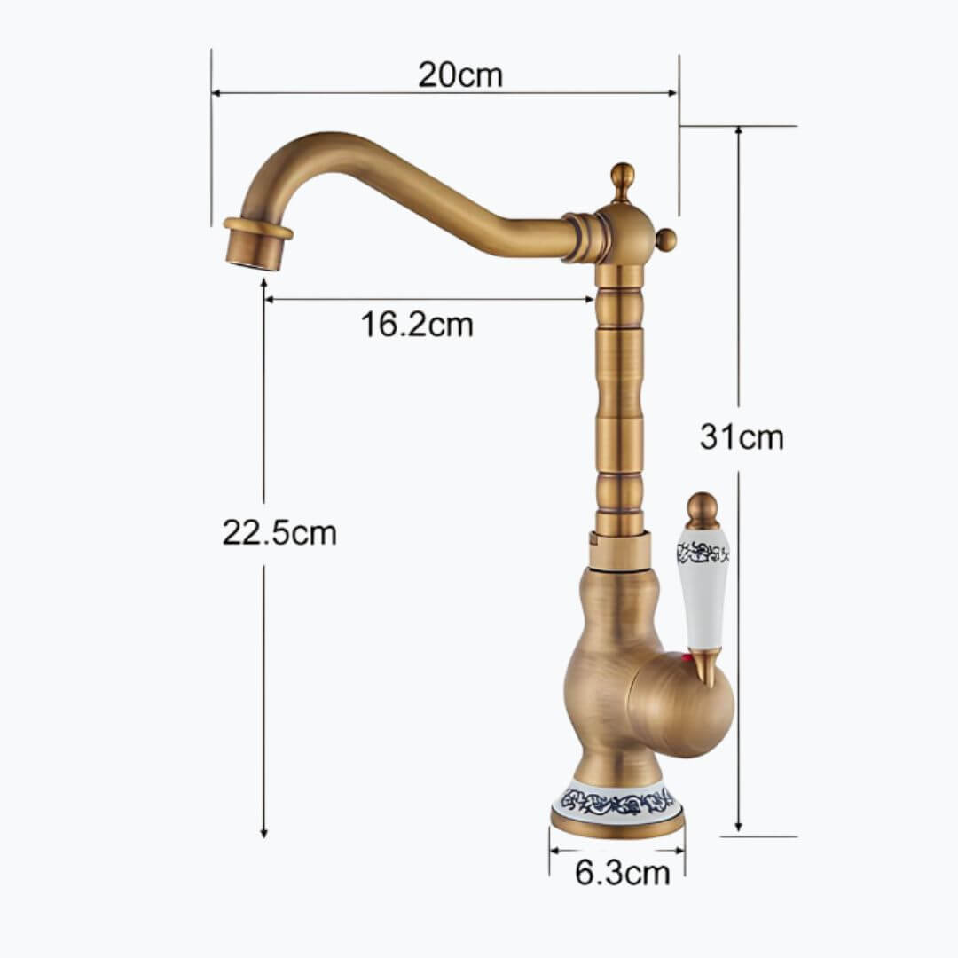 Robinet lavabo Style Rétro - Moyen