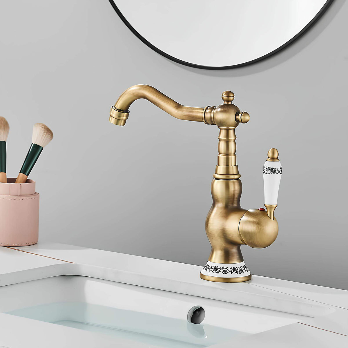 Robinet lavabo Style Rétro - Moyen