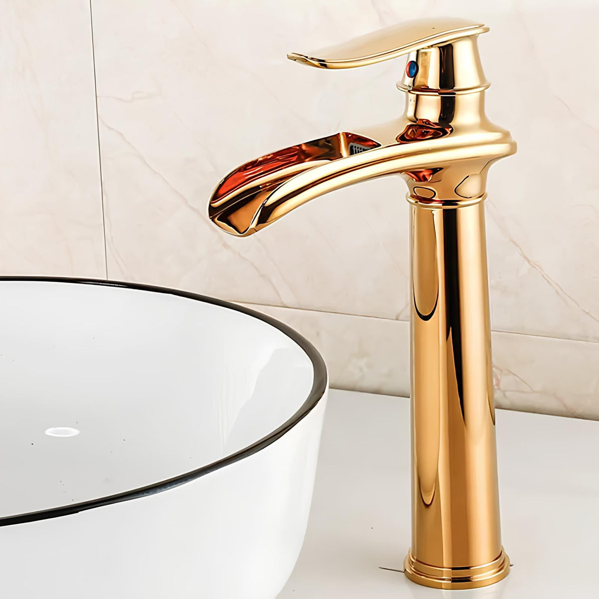 Robinet vasque cascade - Style antique - Antique