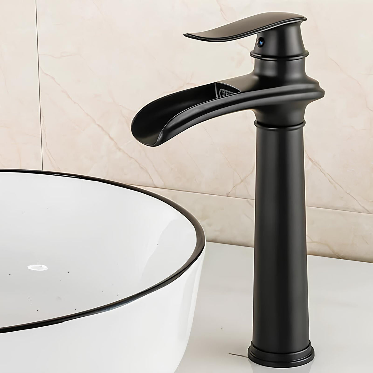 Robinet vasque cascade - Style antique - Antique