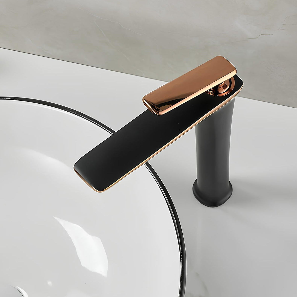 Robinet vasque - design moderne et élégant - Noir
