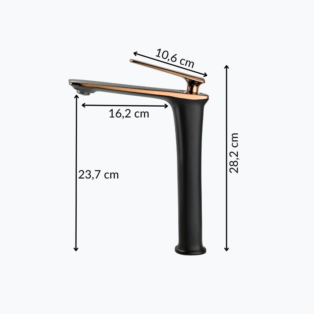 Robinet vasque - design moderne et élégant - Noir