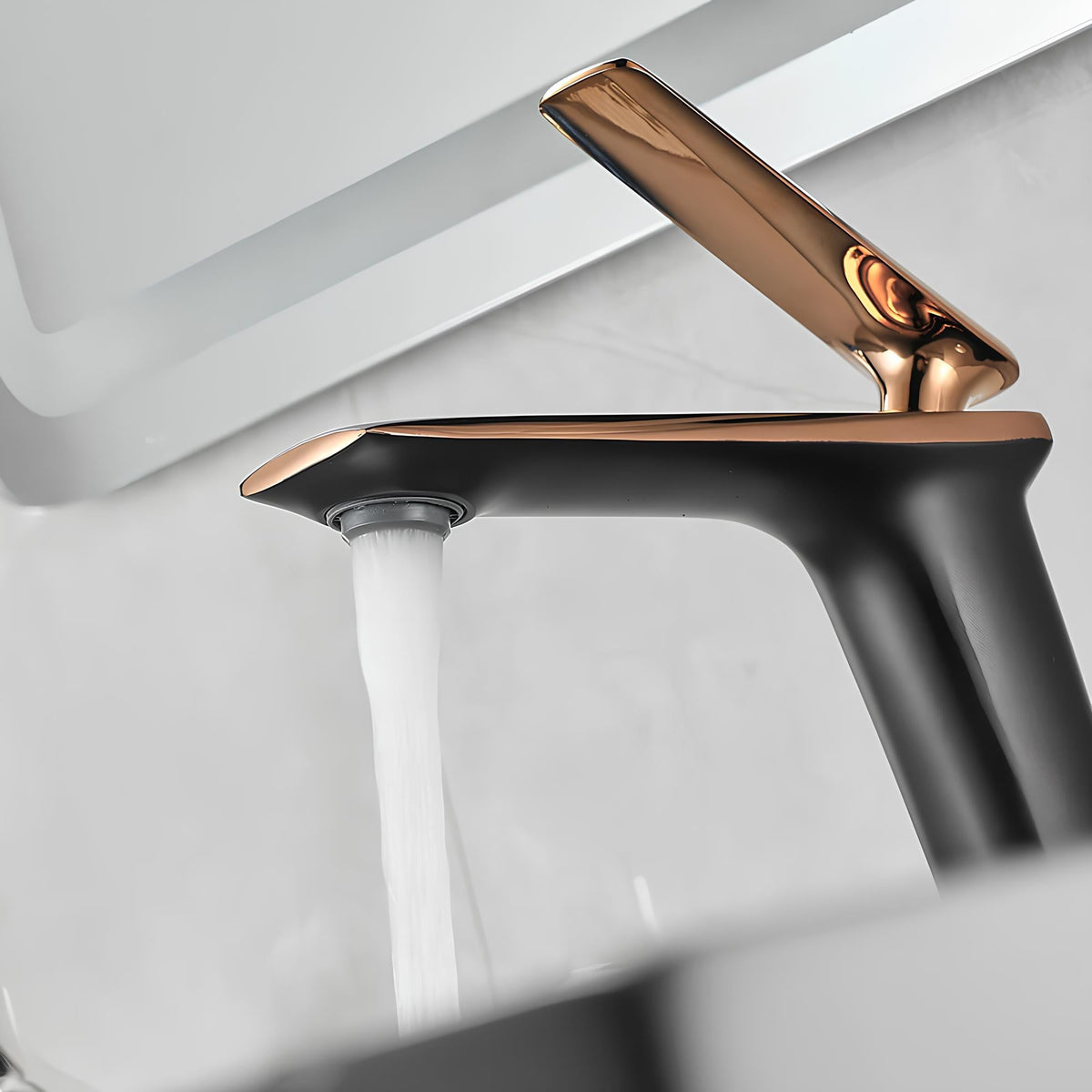 Robinet vasque - design moderne et élégant - Noir