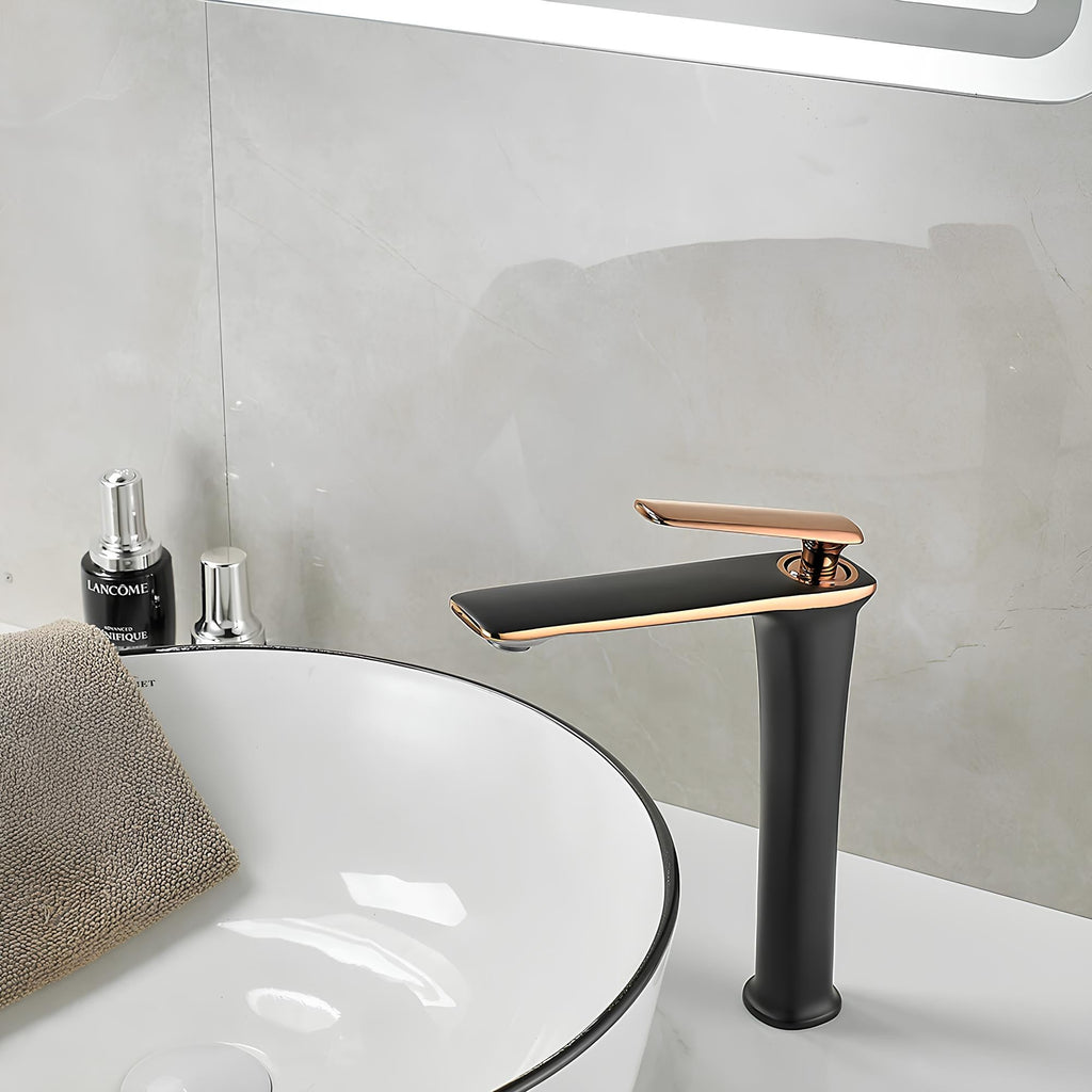 Robinet vasque - design moderne et élégant - Noir
