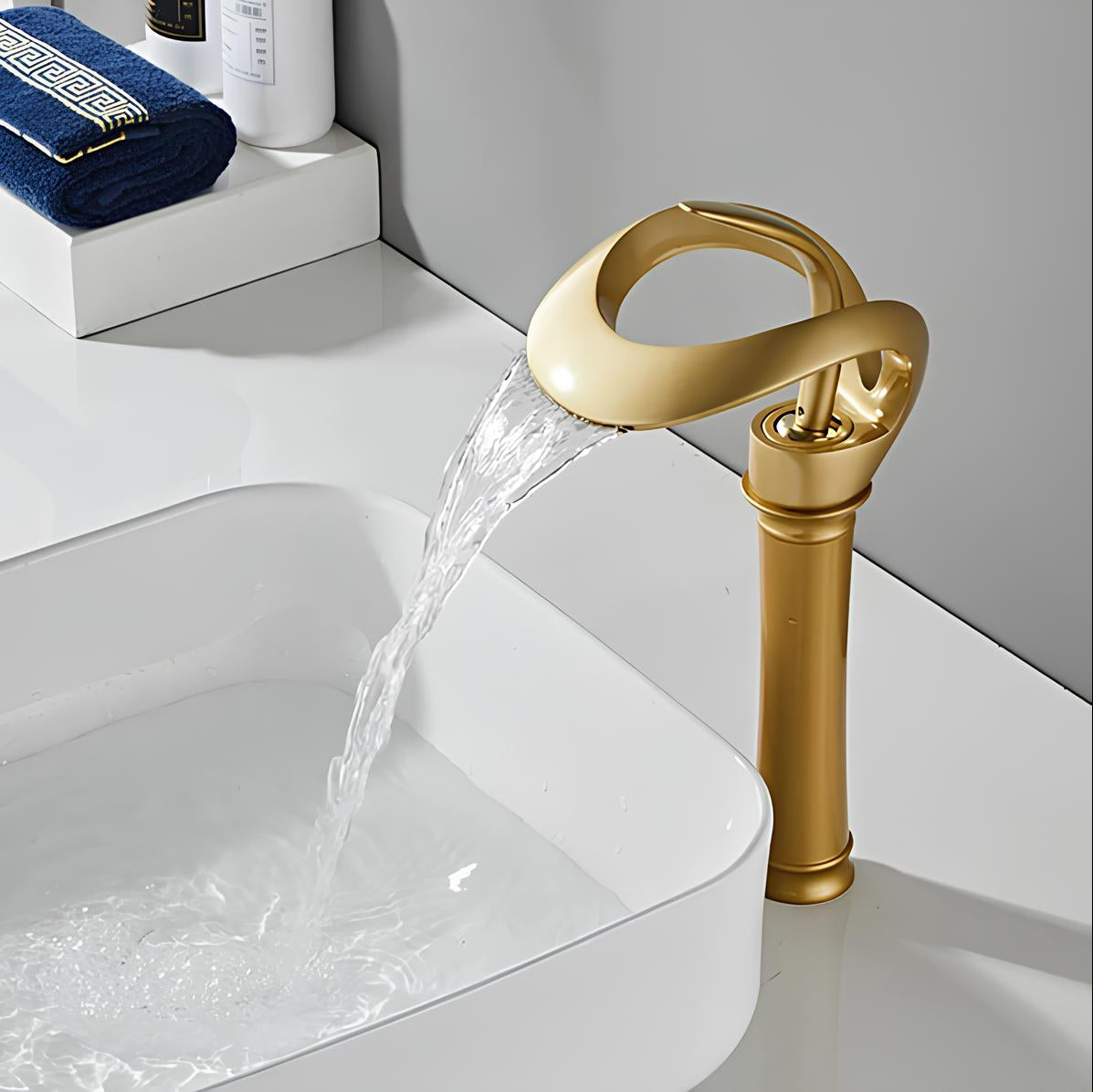 Robinet vasque - design moderne - Chrome