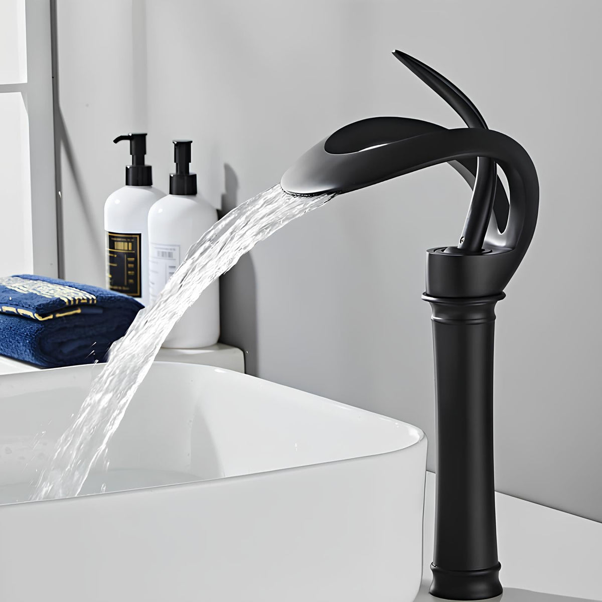 Robinet vasque - design moderne - Blanc