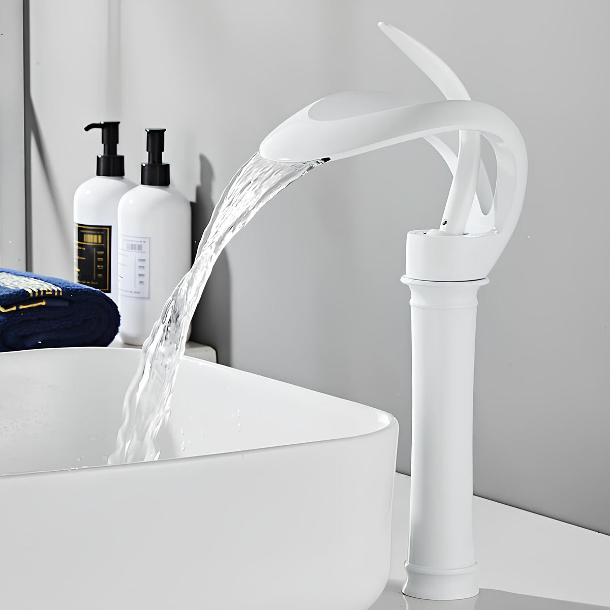Robinet vasque - design moderne - Noir