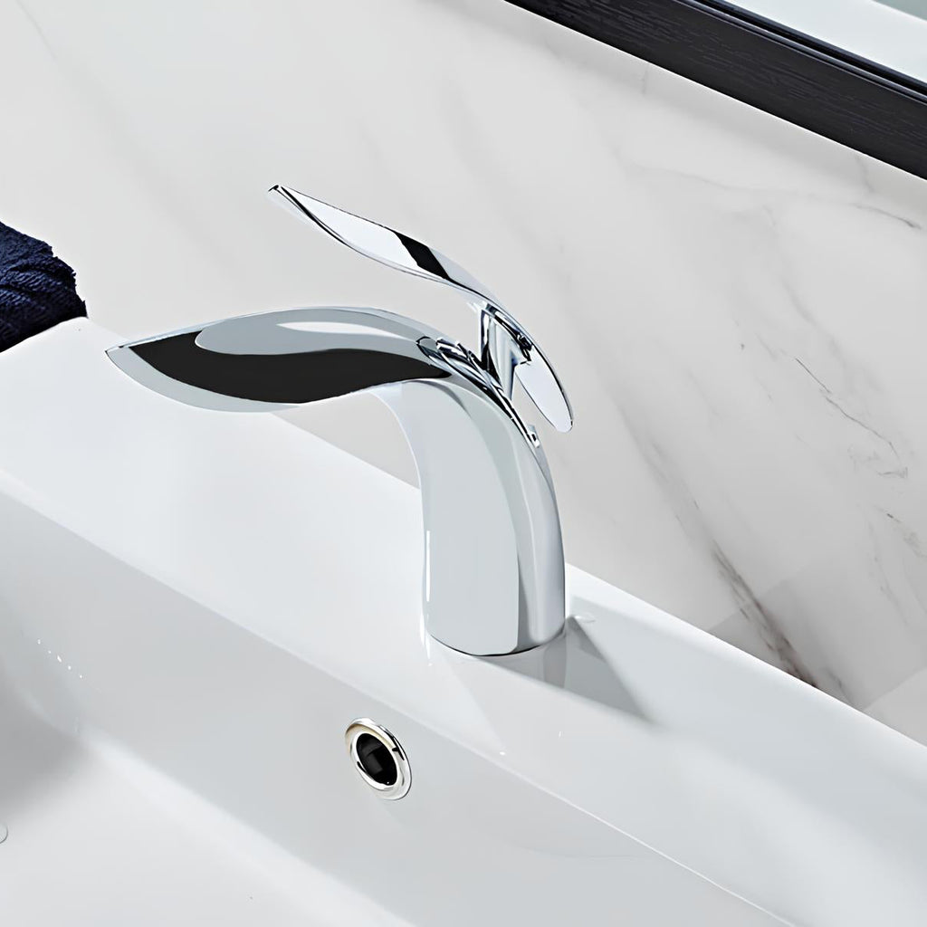 Robinet vasque - design "Requin" - Chrome