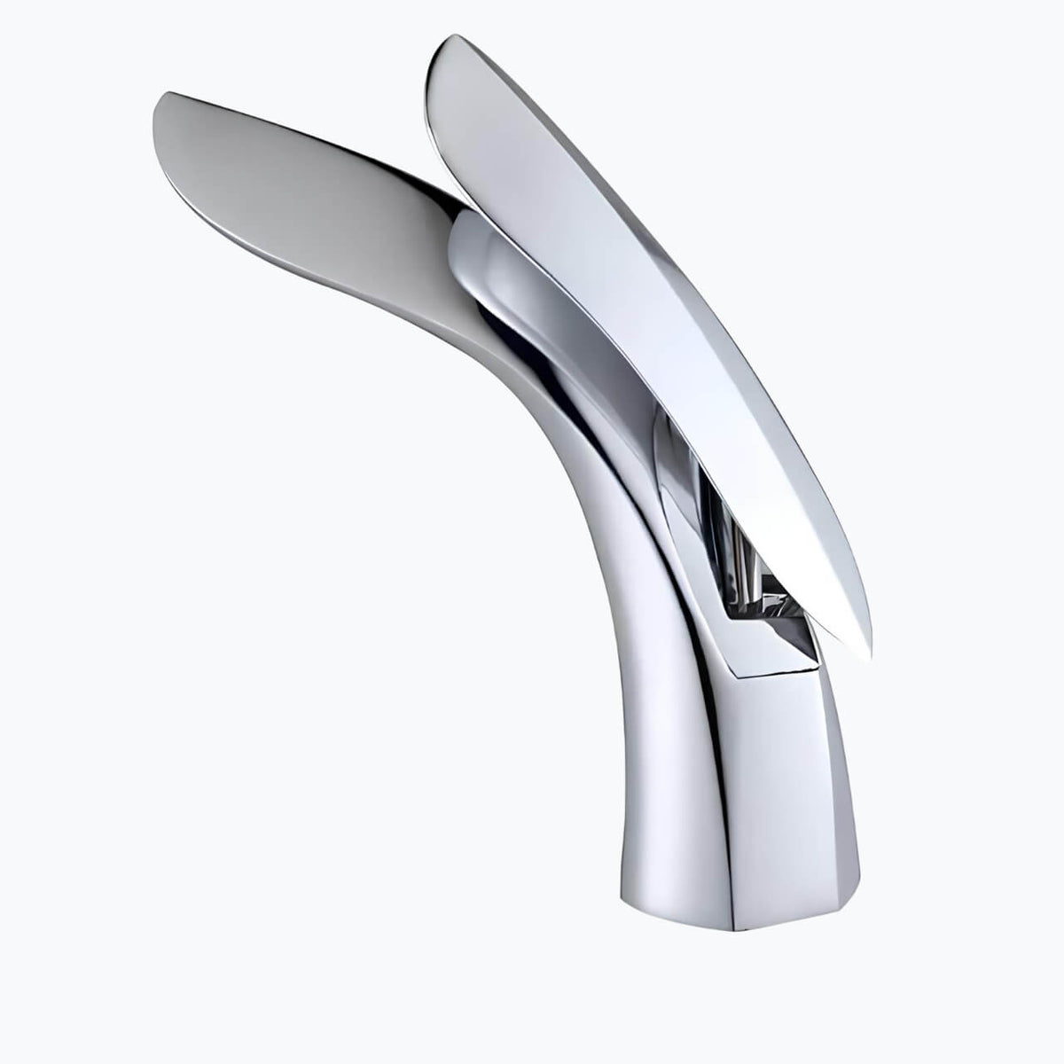 Robinet vasque - design "Requin" - Or Rose