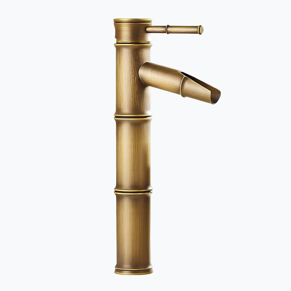 Robinet vasque style bambou - design classique - Petit