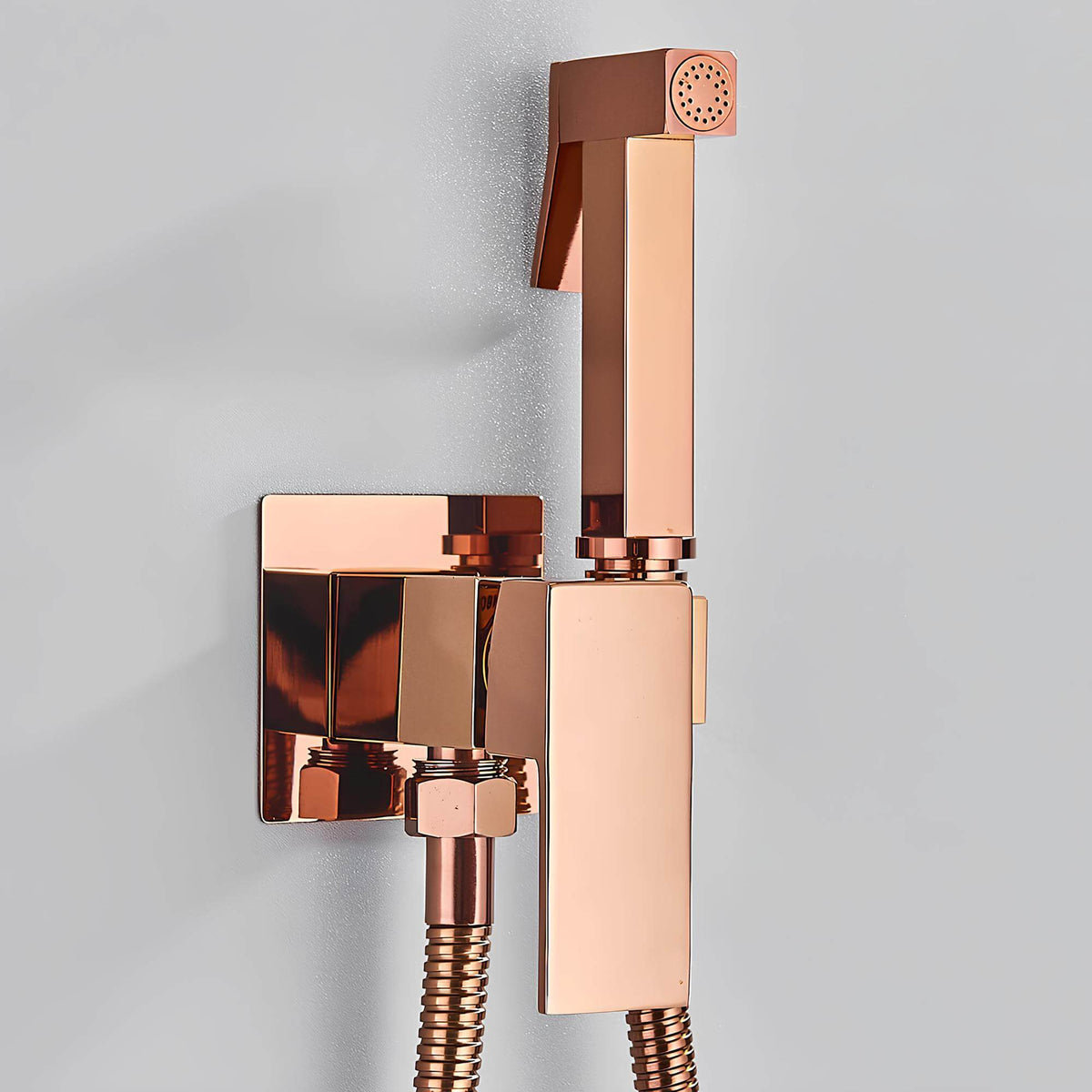 Douchette WC hygiénique - Or rose