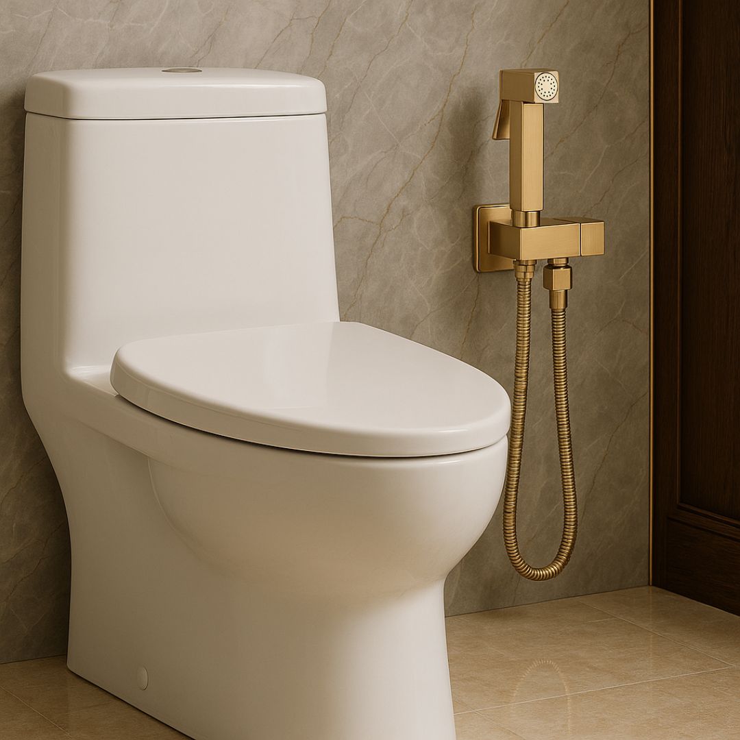 Douchette WC - Équipement sanitaire premium - Noir