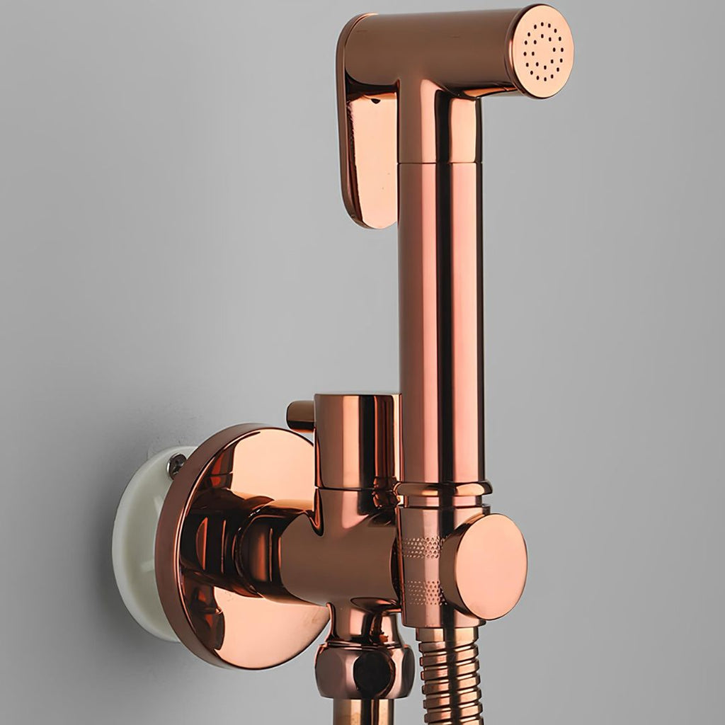 Douchette WC - Look raffiné et durable - Or rose